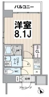 オーキッドレジデンス船橋本町【3階】の間取り