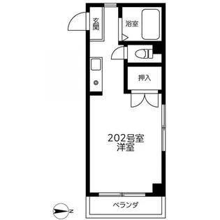 AIKUビル(アイクビル)【2階】の間取り