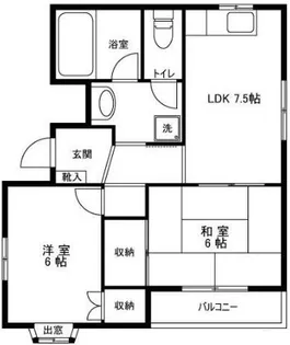 コーポベル【2階】の間取り