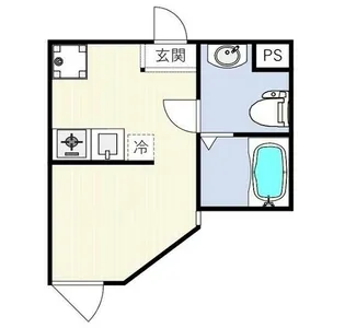 INOVE二子新地【2階】の間取り