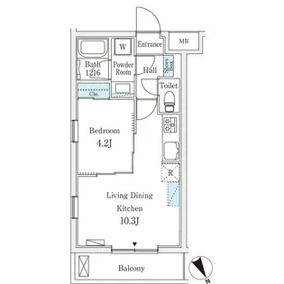 Ville Grace永福町【1階】の間取り