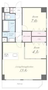 仮称)須賀様マンション【3階】の間取り