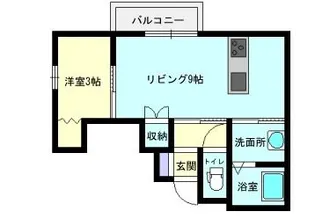 ドルチェ・ヴィータ牛津A【1階】の間取り