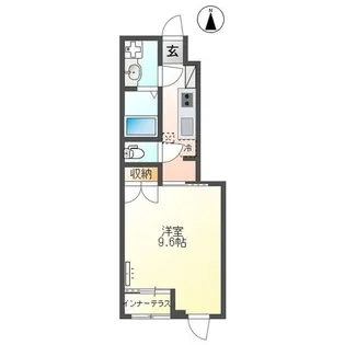 セレーノ石山【1階】の間取り