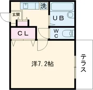 フォンテーヌ沼袋【1階】の間取り