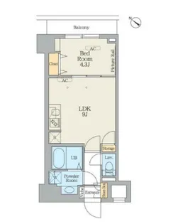 東京都練馬区旭丘1【マンション】の間取り