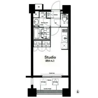コンフォリア麻布十番【6階】の間取り