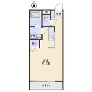 レジデンス輝樹【3階】の間取り