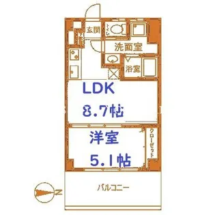 セントラルビル【4階】の間取り