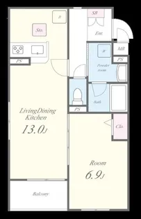 T annex【2階】の間取り