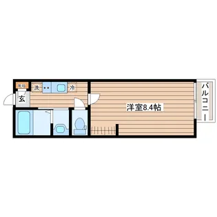 ロイスヒルズ原町【2階】の間取り
