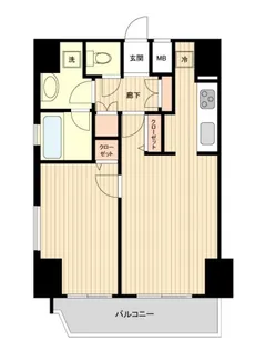 ラクラス新御徒町【3階】の間取り