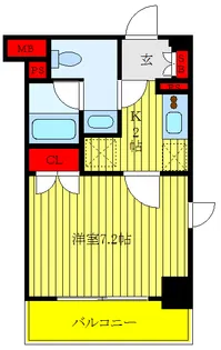 ROTIS COURT【3階】の間取り