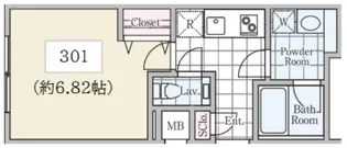 ReveResidence駒込【3階】の間取り