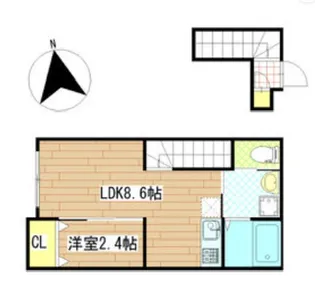 アークテラス小田原【2階】の間取り