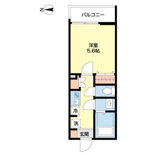 MELDIA柏【1階】の間取り