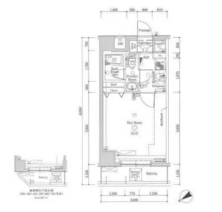 東京都荒川区西尾久4【マンション】の間取り