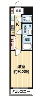 東京都世田谷区上野毛4【マンション】の間取り