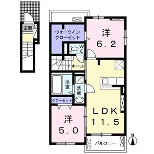 ル・グラン【2階】の間取り