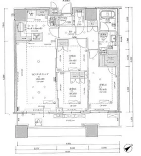 目黒第一マンションズ【13階】の間取り