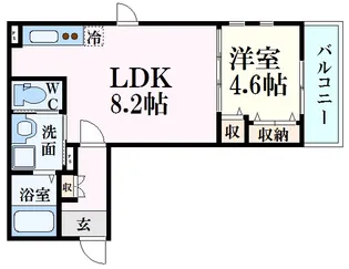 MAISON DE UNICO【2階】の間取り