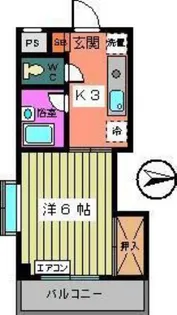 第3サンフラワーマンション【2階】の間取り