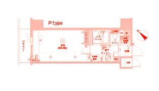 フェニックス横濱関内BAY GAlA【8階】の間取り