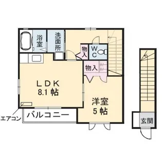 メゾン・プラナス【2階】の間取り