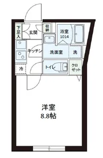 プロスタイルウェルス墨田【5階】の間取り