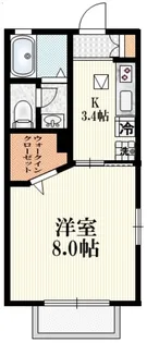 クレールメゾン【1階】の間取り