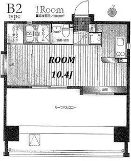 ローズモントフレア舞鶴【12階】の間取り
