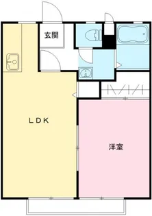 サンライフ元吉田【2階】の間取り