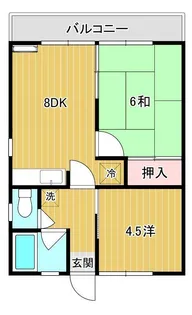 シティハイムローレル【1階】の間取り