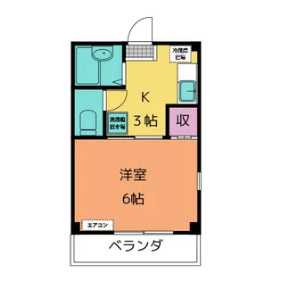 コーポひとみ2【2階】の間取り