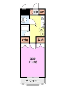 ピュアリティI【2階】の間取り