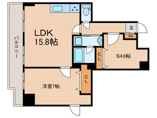 Blance SHIBAURA【7階】の間取り