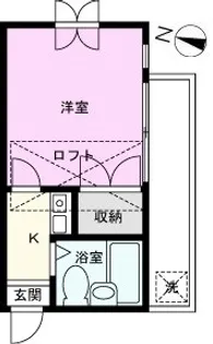 グリーンタウン【2階】の間取り