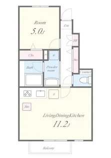 Cruce Amicus【1階】の間取り