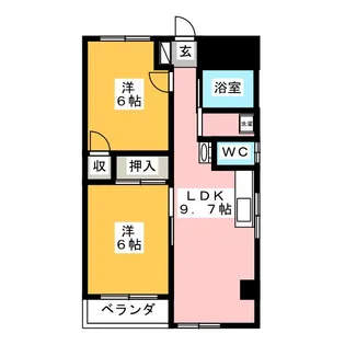 大塚第2マンション【2階】の間取り