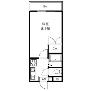 グランドールワタナベII【3階】の間取り