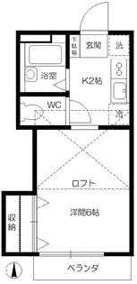 ハウスアイB【2階】の間取り