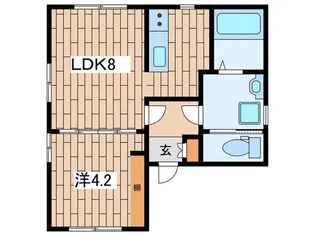 opus南大井【3階】の間取り