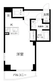 メインステージ目黒II【14階】の間取り