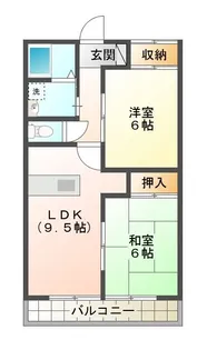 津久井ハイツ1号館【2階】の間取り