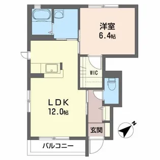 サンライズコート【1階】の間取り