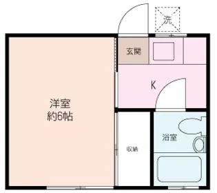 第2湘南ハイツ【1階】の間取り