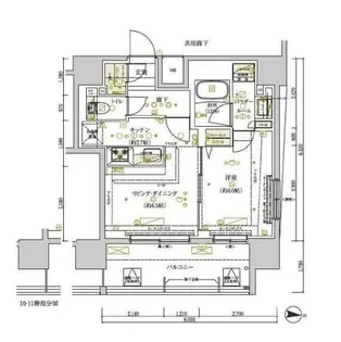 メインステージ両国II【5階】の間取り