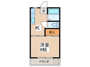 コーポ竹内【2階】の間取り