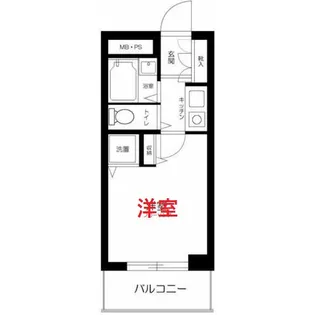 ライオンズマンション北馬込【2階】の間取り