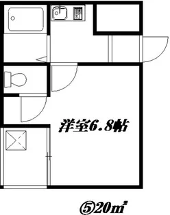 ジオナ新大阪【5階】の間取り